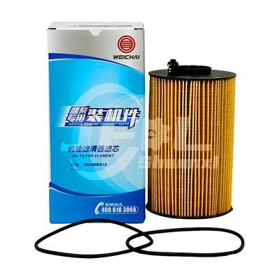 ธาตุกรองน้ํามัน 10038880513 FAW Jiefang รถบรรทุก อะไหล่เครื่องยนต์ Weichai